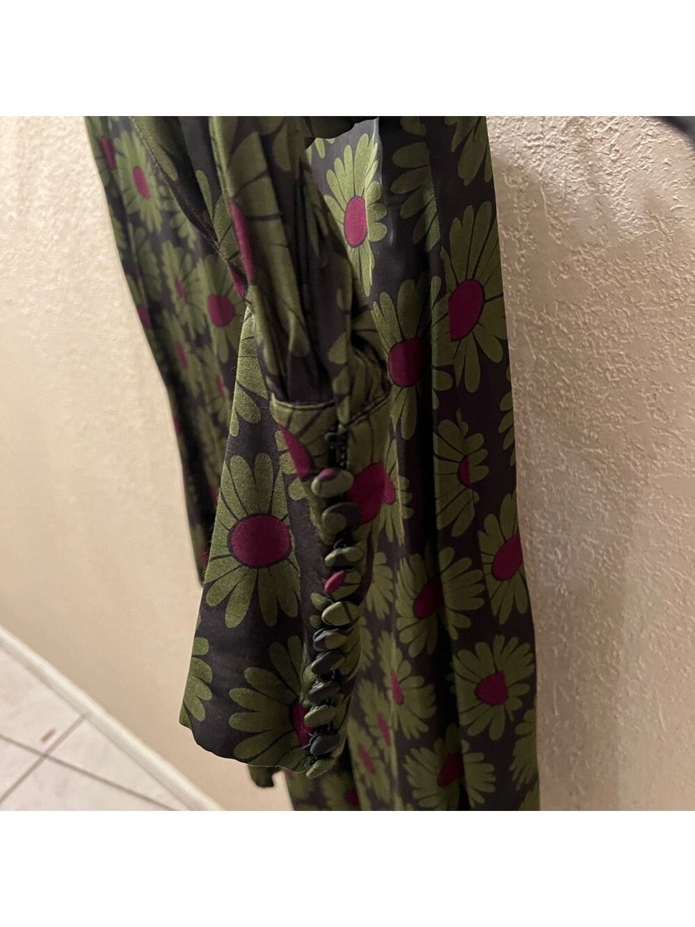 Giovanna Nicolai ~ Vintage Italian Floral Midi Dress – Size ~4/Small - Picture 4 of 7